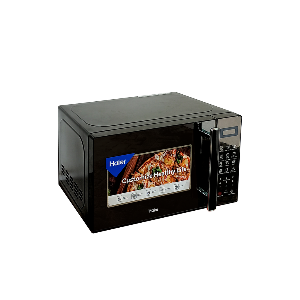 Haier 20L Digital Black Mirror Microwave Oven