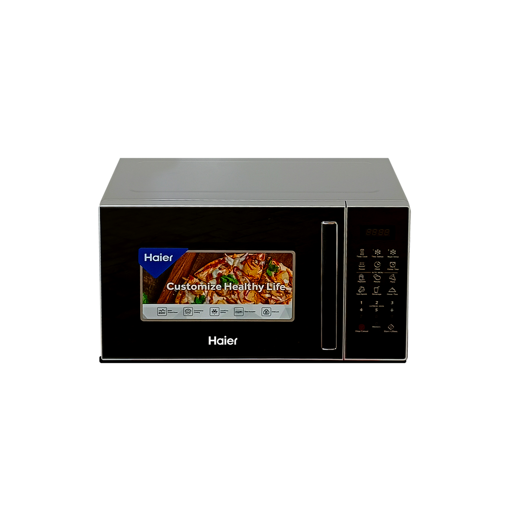 Haier 23L Digital Silver Mirror Microwave Oven