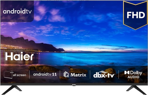 [H43K800FG] Haier 43" Android 11 OS Frameless Smart TV
