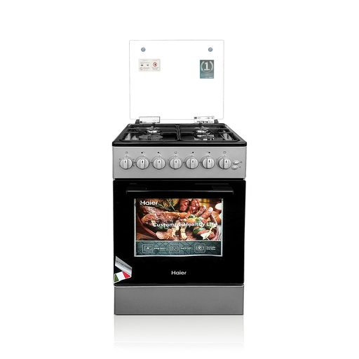 [HCR1040EGSB] Haier 50x50cm Pro Gas Cooker with Oven & Grill