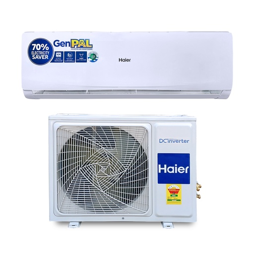 [HSU-12TCSR1G] Haier 1.5hp R410a Gas 2 Star Inverter AC