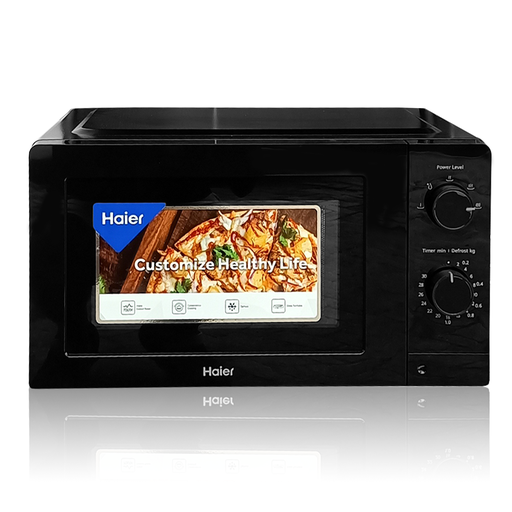 [HMW20MBP] Haier 20L Mechanical Black Microwave Oven