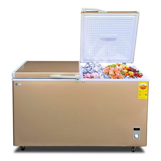[NAS-500FL-DD] Nasco 500 Ltr Double Door Freezer GOLD