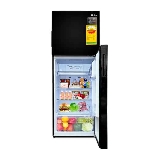 [HRF-245GB] Haier 211 Ltr Twin Inverter Frost-Free Fridge BLACK