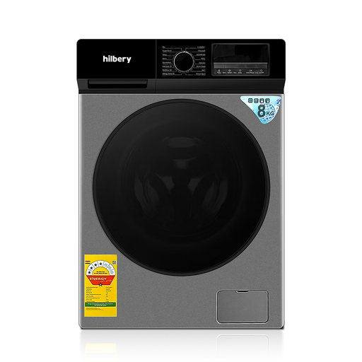 [HLW80-GS] Hilbery 8kg Front Load Smart Inverter Washing Machine