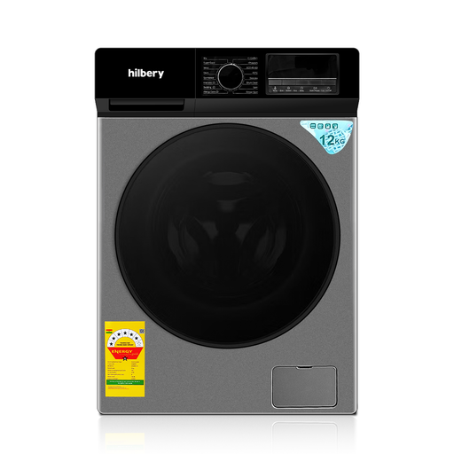 [HLW120-GS] Hilbery 12kg Front Load Smart Inverter Washing Machine