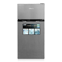 Hilbery 112 Ltr Double Door Fridge GREY & BLACK