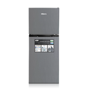 Hilbery 138 Ltr Double Door Fridge GREY & BLACK