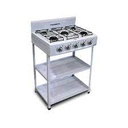 Nasco 5 Burner Gas Stove with Shelves & Stand