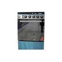 Midea 60x60cm Silver Gas Cooker with Oven & Grill